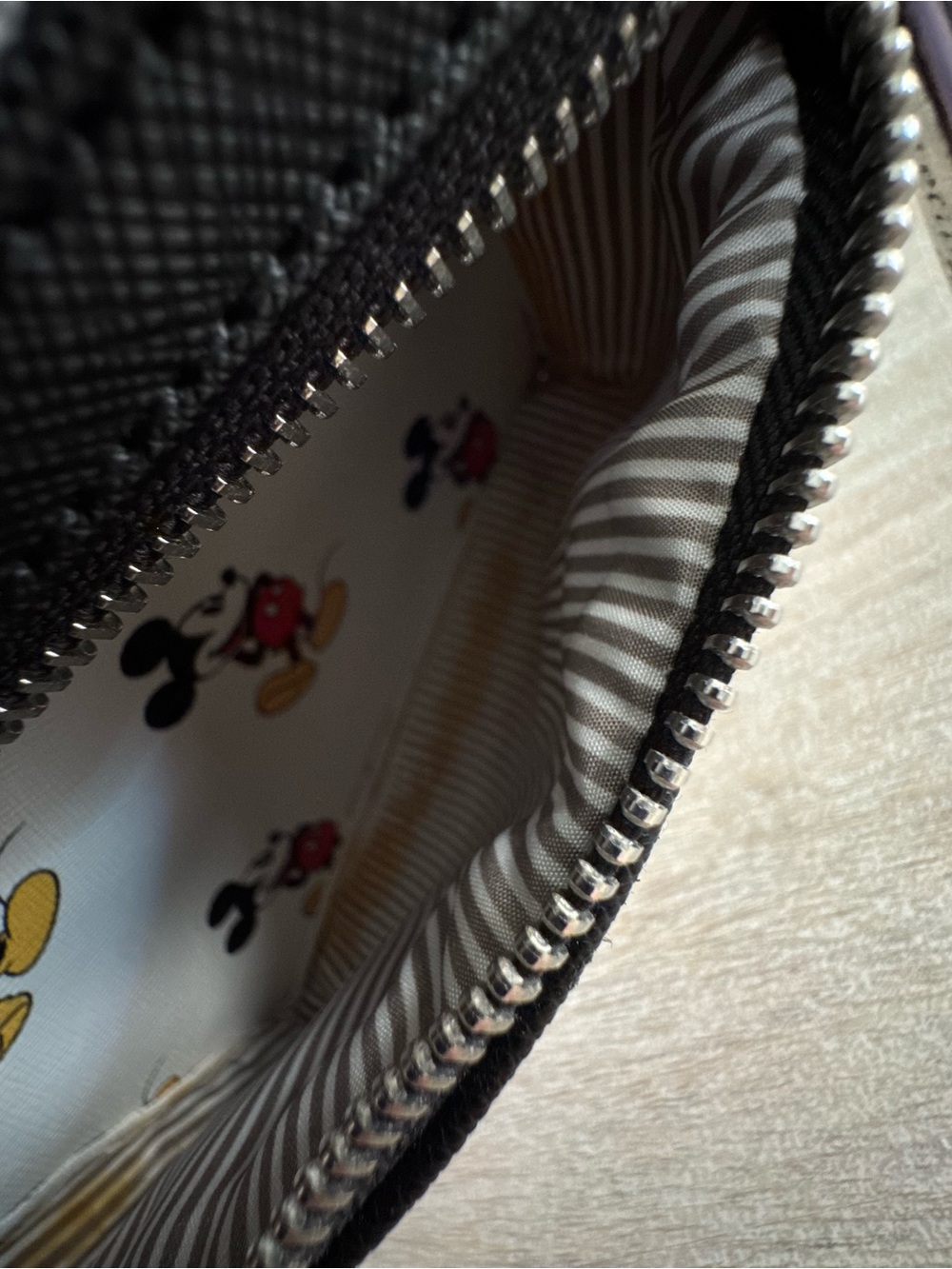 Loungefly White Mickey Mouse Pattern Mini Backpack - Picture 5 of 5